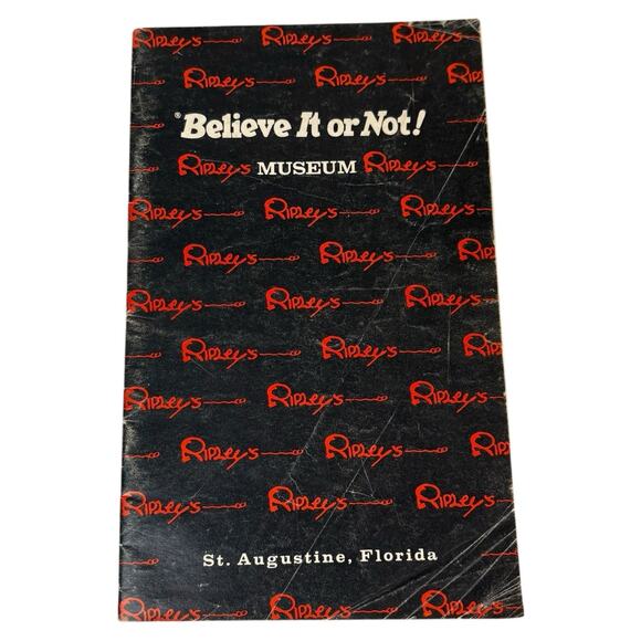 VTG 1970 Original "RIPLEY'S BELIEVE IT OR NOT! Museum" Soft Cover Book Booklet - Picture 1 of 12